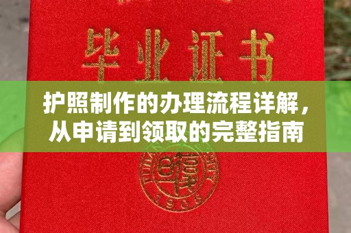唐河护照制作的办理流程详解，从申请到领取的完整指南